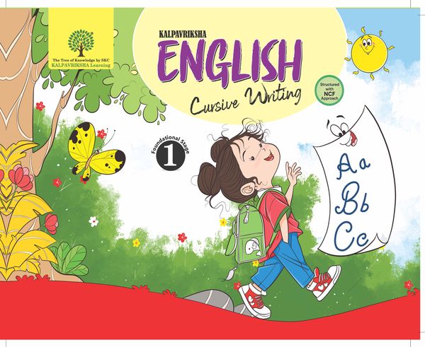 English Cursive Writing for Class 1 (English) Textbook Cover